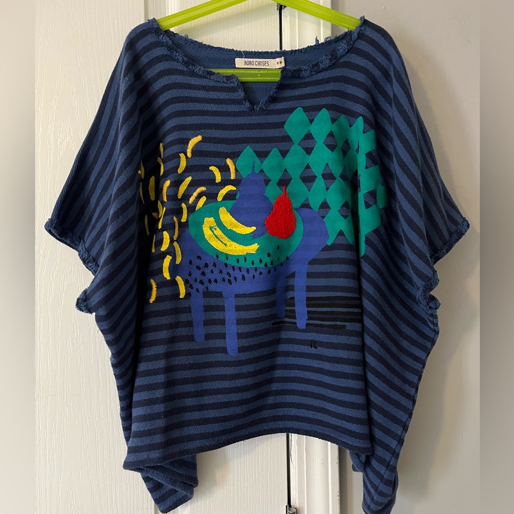 Bobo Choses still Life Poncho Top
